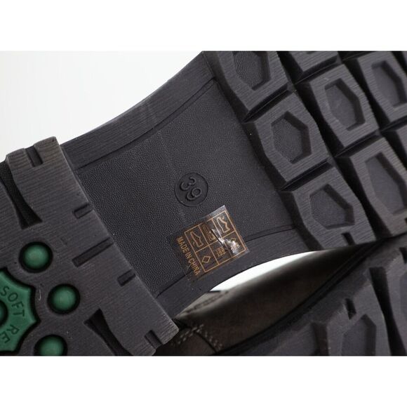 Spring Step Kaze Ankle Boots Womens 39 8.5 Gore-tex Grey Lug Sole Vegan Moto - Picture 11 of 12